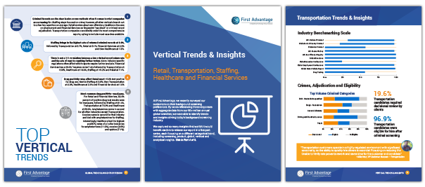 2019 Top Screening Trends Reports. Part 4: Vertical Trends & Insights.